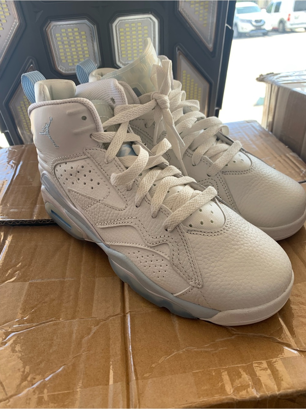 Air Jordan mvp summit white ice blue for Kids